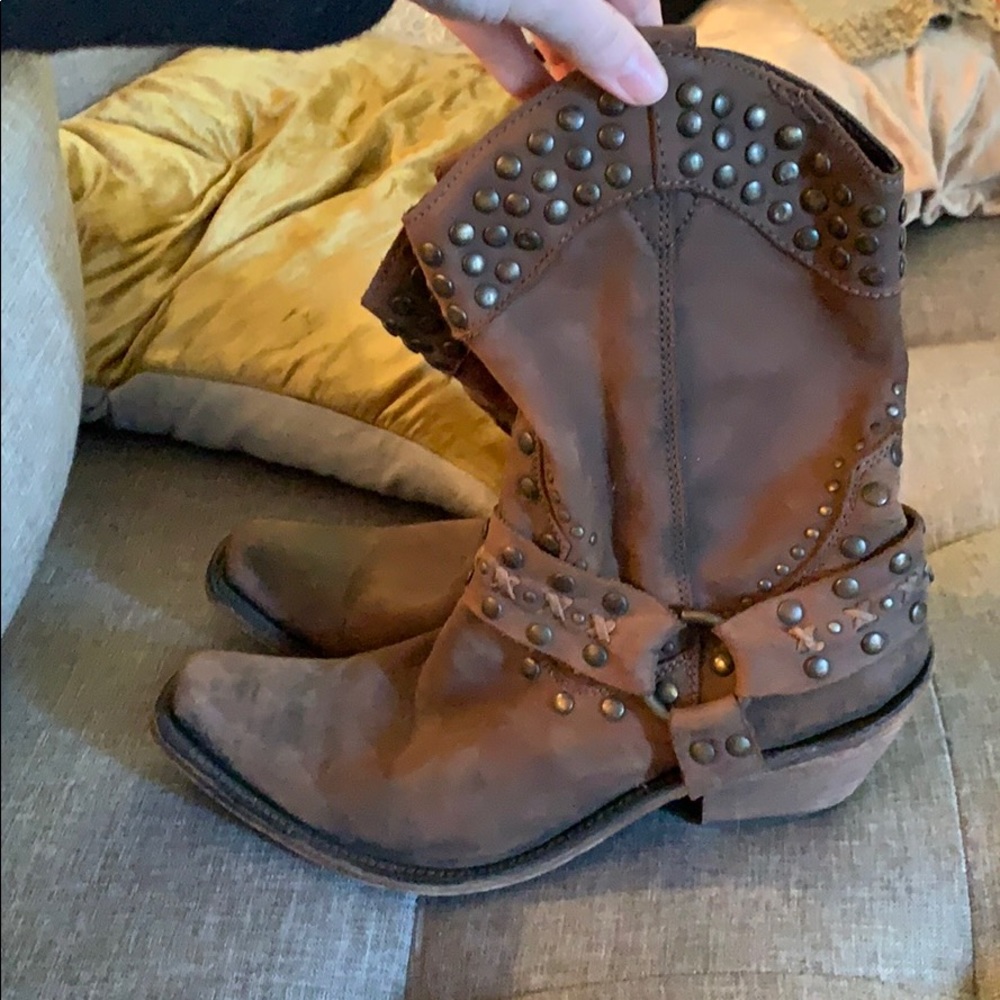 Brown Leather Boots
